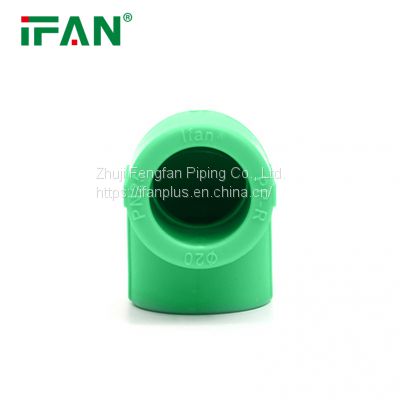 IFAN Leakage Proof Plumbing PPR Connector 90 Degree Plastic PPR Elbow Fittings