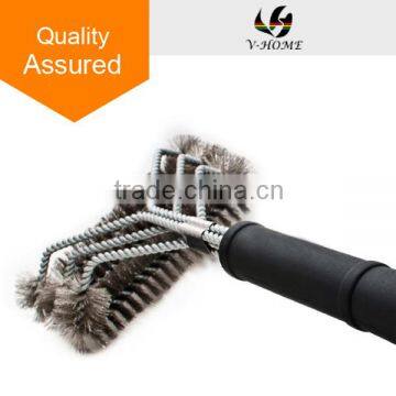 Qualitty Assured 18 Inch Long Stainless Steel Barbecue Cleaning Brush