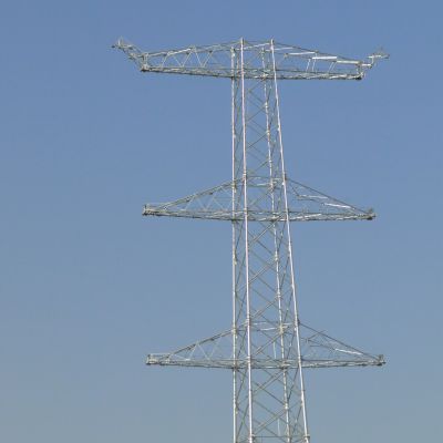 High Quality Angle Steel Lattice Tower Electricity Galvanized Power Transmission Line Tower