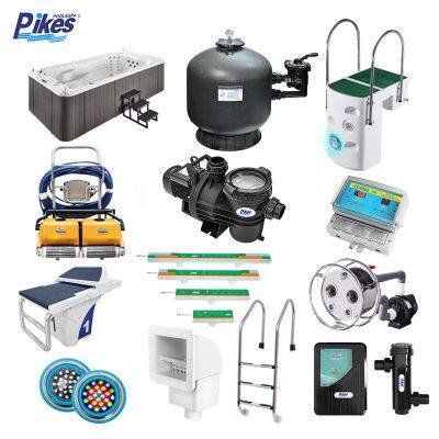 Full Set Pool Waterfall ABS Skimmer Ladder Filter System Swimming Pool Equipment Cleaning Accessories