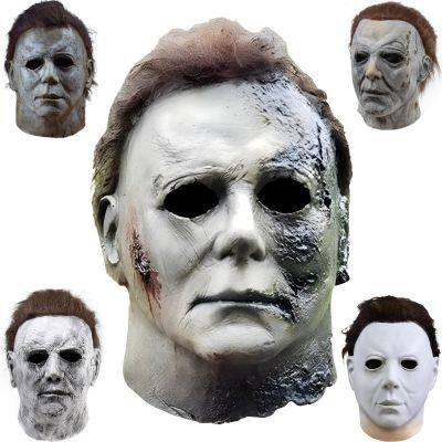 Michael Myers Mask Halloween Latex Creepy Theme Movie Mike Myer Cosplay Party Headgear Masks photo-1
