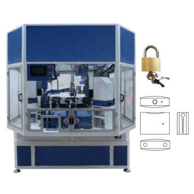 Машина для изготовления замков, сверлильная машина для корпуса замка накладного типа SKPBD12, оборудование для изготовления замков, оборудование для производства замков