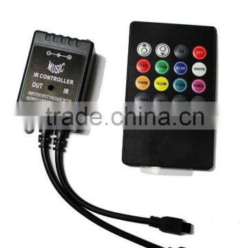 IR RGB LED Music Controller/IR RGB Music LED Remote Controller