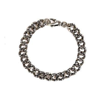 Mens Hiphop Chain Bracelet 10mm Width Real 925 Silver Single Row Vvs Excellent Cut Diamond Moissanite Cuban Link Bracelet photo-5