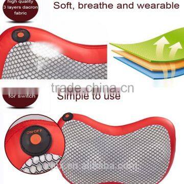 Comfortable Electric Kneading and Car Neck Massage Pillow Neck Support Pillow for Car Seat photo-3