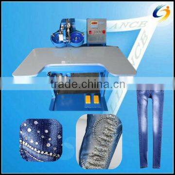 Alibaba China Best selling product rhinestone hot fix machine for fixing rhinestones on jean wear