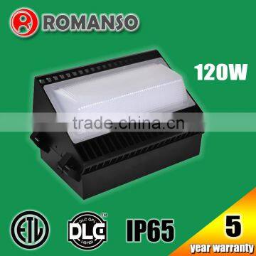 Outdoor wall pack led retrofit 120w DLC ETL with 5 years warranty