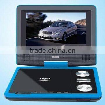 factory selling 7inch tft screen portable dvd player led light portable dvd player