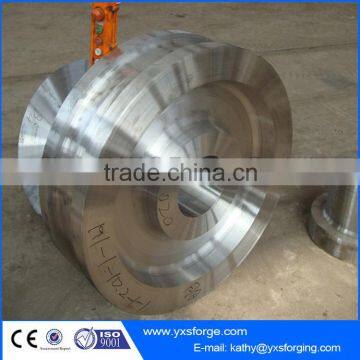 50t steel furnace ladle car wheels with 2-axle and 4-wheel supplier