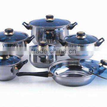 6pcs stainless steel cookware sets