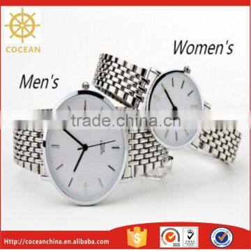 Latest Hot Selling Best Price Stainless Steel Watch Luxury Couple Watch