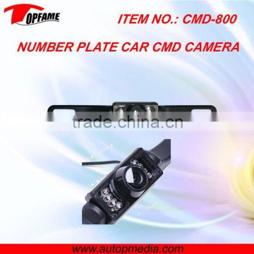 CMD-800 license camera with night vision, back up rear view reversing 120/170 field view