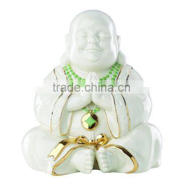 Hot Sale Happy Praying Buddha Statue Figurine