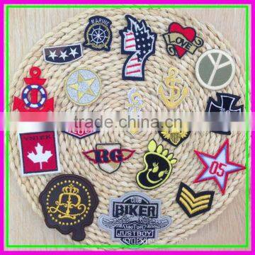 4cm Iron-on or Sew-on for Clothes Customized Plain Embroidery Patches Embroidered Brand Logo Star Patch                        
                                                Quality Choice