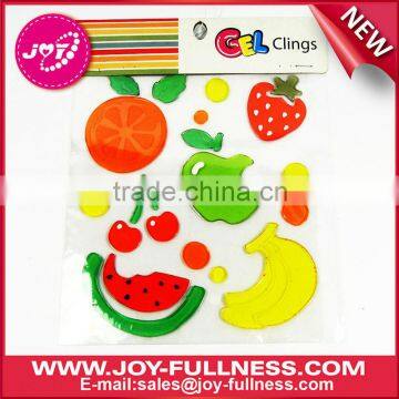 Fruit gel stickers for decoration