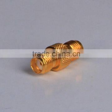 50 ohms gold plated SMA connector, female coaxial cable adaptor connector