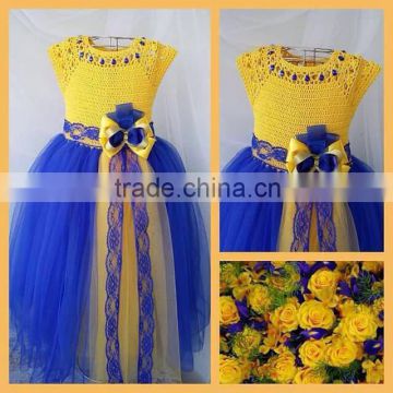 Flower baby girls one piece dress traditional kids long gown children frock national costume                        
                                                                                Supplier's Choice