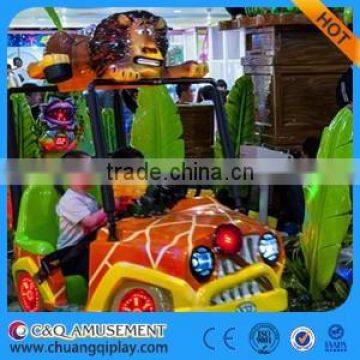 Jungle Safari for amusement park, popular amusement rides, shooting car, track rides