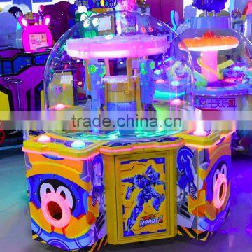 Sinoarcade Amusement Park 4 Players Robot One Candy Dispenser Gift Push Game Machine Crane Machine Simulator photo-3