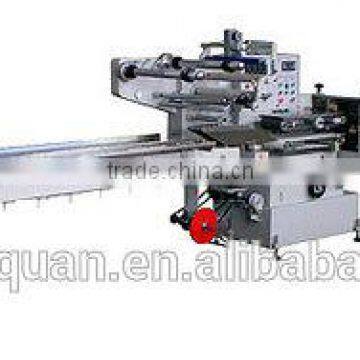 pillow type high speed heat shrink paper roll wrapping machine