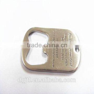 Fashion metal bottle opener keychain