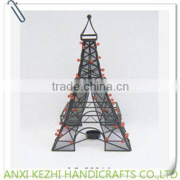 LC-89314 Decorative Metal Eiffel Tower with Tealight Candle Holder