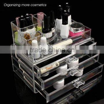 2016 New Style ACRYLIC,PS,PET, PP, Custom Acrylic Makeup Organizer Cosmetic Display Case Quality Choice photo-2