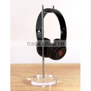 Acrylic Aluminum Headphone Display Stand Holder Rack / Earphone Headset Hanger photo-3