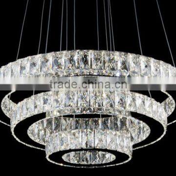 LED Crystal chandelier lighting ceiling Lamp fixture Dining Room Pendant light