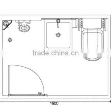 China Sanitary Ware Populer Modular Bathroom Toilet Set Price photo-2