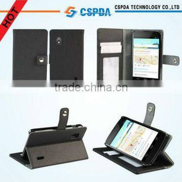 Card Slots Wallet Stand Case for Google Nexus 4,LG Nexus 4 mobile phone case