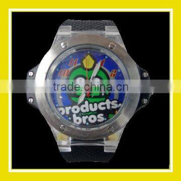 2016 Hot Sell Products Bros Brosdion Unisex Waterproof PVC Band Rubber Wrist Watch