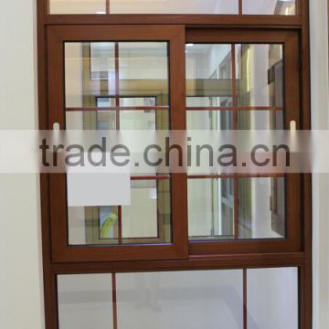 Saftey solution sliding window with top & bottom section fixed, with grills