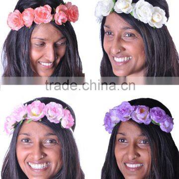 2015 Floral daisy flower popular design crown headband H4043