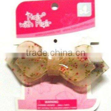 1 PC ACRYLIC METAL HAIR CLIP