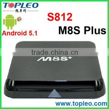 Wholesale Android 5.1 Amlogic S812 Quad Core 4K Kodi Android TV Box S812