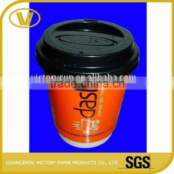 SGS Certification double wall disposable paper coffee cup with printing