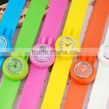 2012 Christmas Gifts Animal Kids Silicone Slap Watch Multi-Styles Cartoon jelly watch for Children