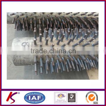 customized studded tube,Tube:A106 A204,Stud:CS ANSI410 SS304