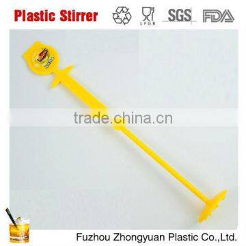 Disposable colorful beautiful stir stick to give customer stir juice,beverage and wine