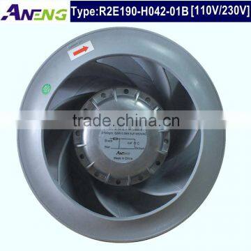 100% Copper 190mm diameter Three Speed Available industrial ac centrifugal fan