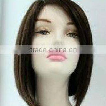 sleek straight machine made wig made in china