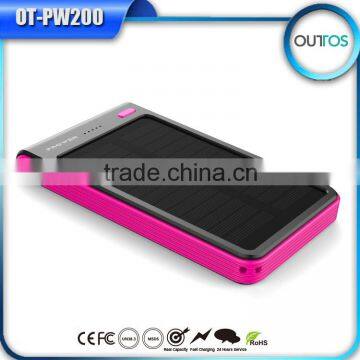 Wholesale Alibaba Real Capacity 6000mah Solar Charger for Mobile Phone