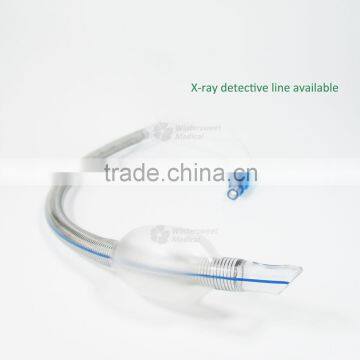 CE standard cuffed reinforced disposable endotracheal tube