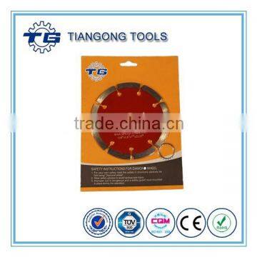 Hot pressed segmented blade diamond tool in plastic box