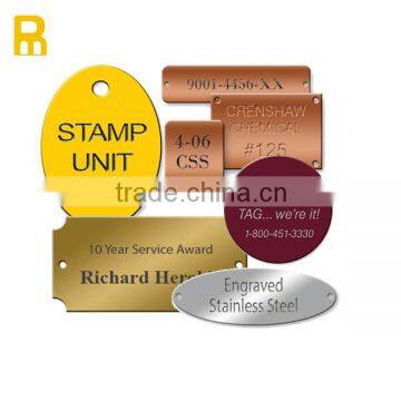 2014 hot sell name tags engraving