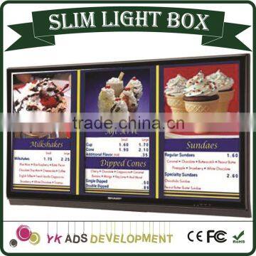 slim light switch back box customized DC 12V for Adverting, Poster, Restaurant, Etc