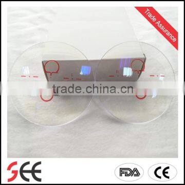 Transtion surfacing progressive freeform ophthalmic lenses