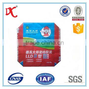 cement mud valve 20kg kraft paper bag