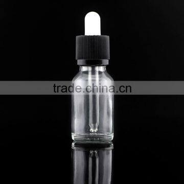 30ml clear bottle dropper tube essential oil bottle skin care use in low price